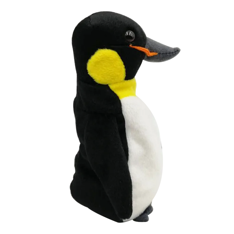 OEM/ODM Cute Sea Animal High Quality Soft Plush Toy 7 Inch Beanie Penguin Based on Factory Price
