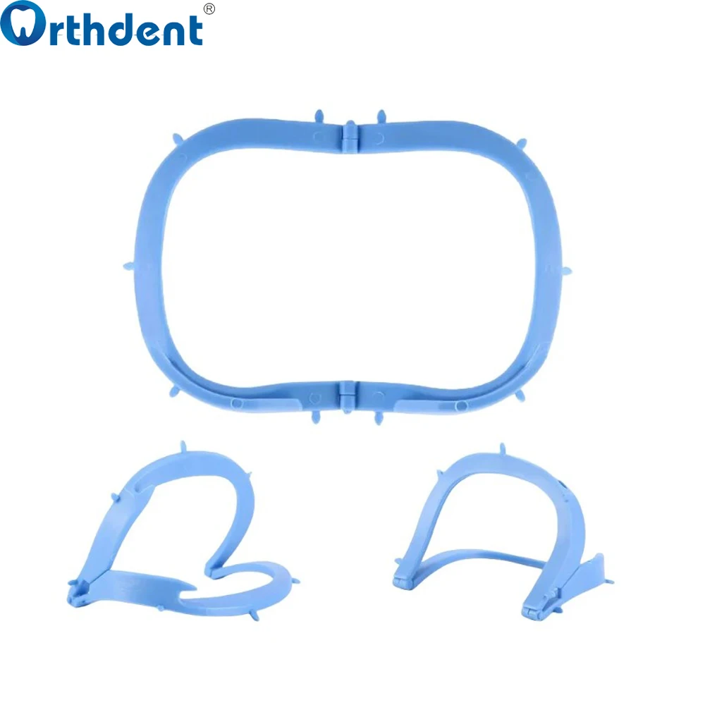 1Pc Dental Foldable Frame Rubber Dam Sheet Holder Autoclavable Plastic Dentistry Oral Barrier Tools For Dentistry Operation