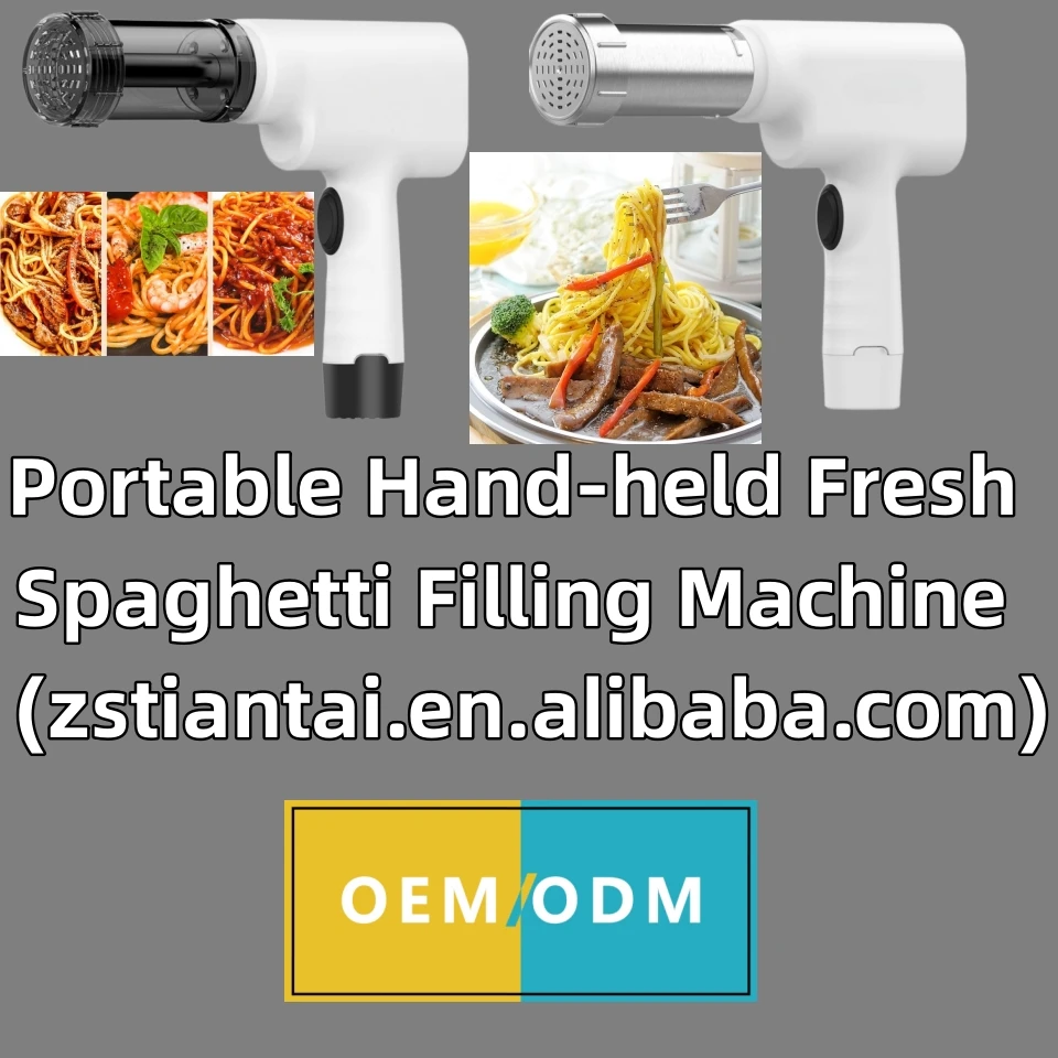 Portable electric noodle pasta makers small spaghetti noodle maker gun handheld wireless charging mini pasta maker