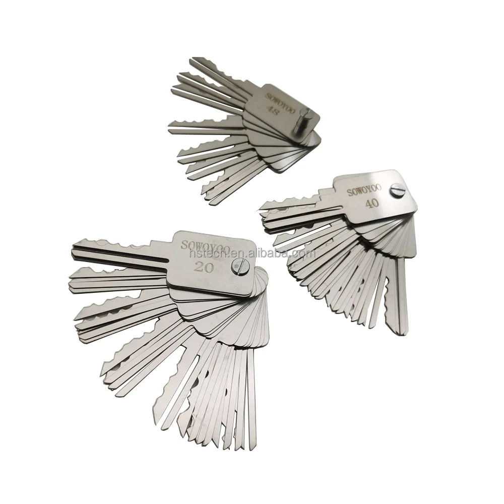 Fire Lock Pipe Well Lock Open Key Ball Lock Key Property Key 48PCS