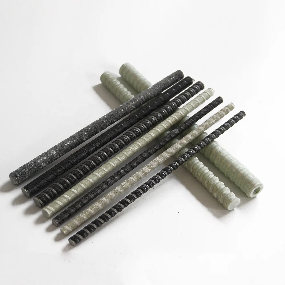 No Rust Fiberglass Reinforced Polymer Bars Solid GFRP Composite Rebars