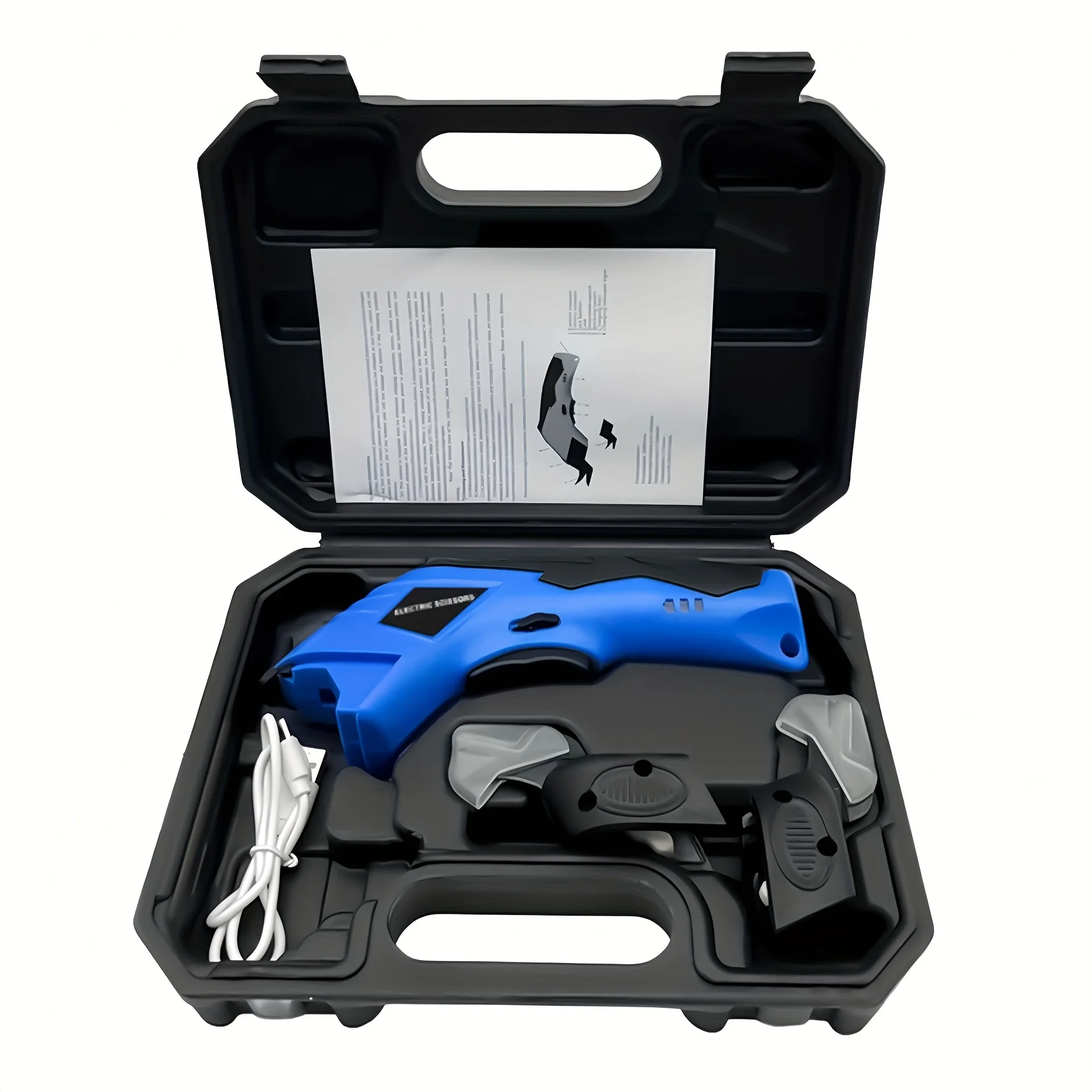 Industrial DIY Electric Precision Scissors Stainless Steel Handheld Power Tool Sewing Fabric Cutting Clothing Cardboard Carpet