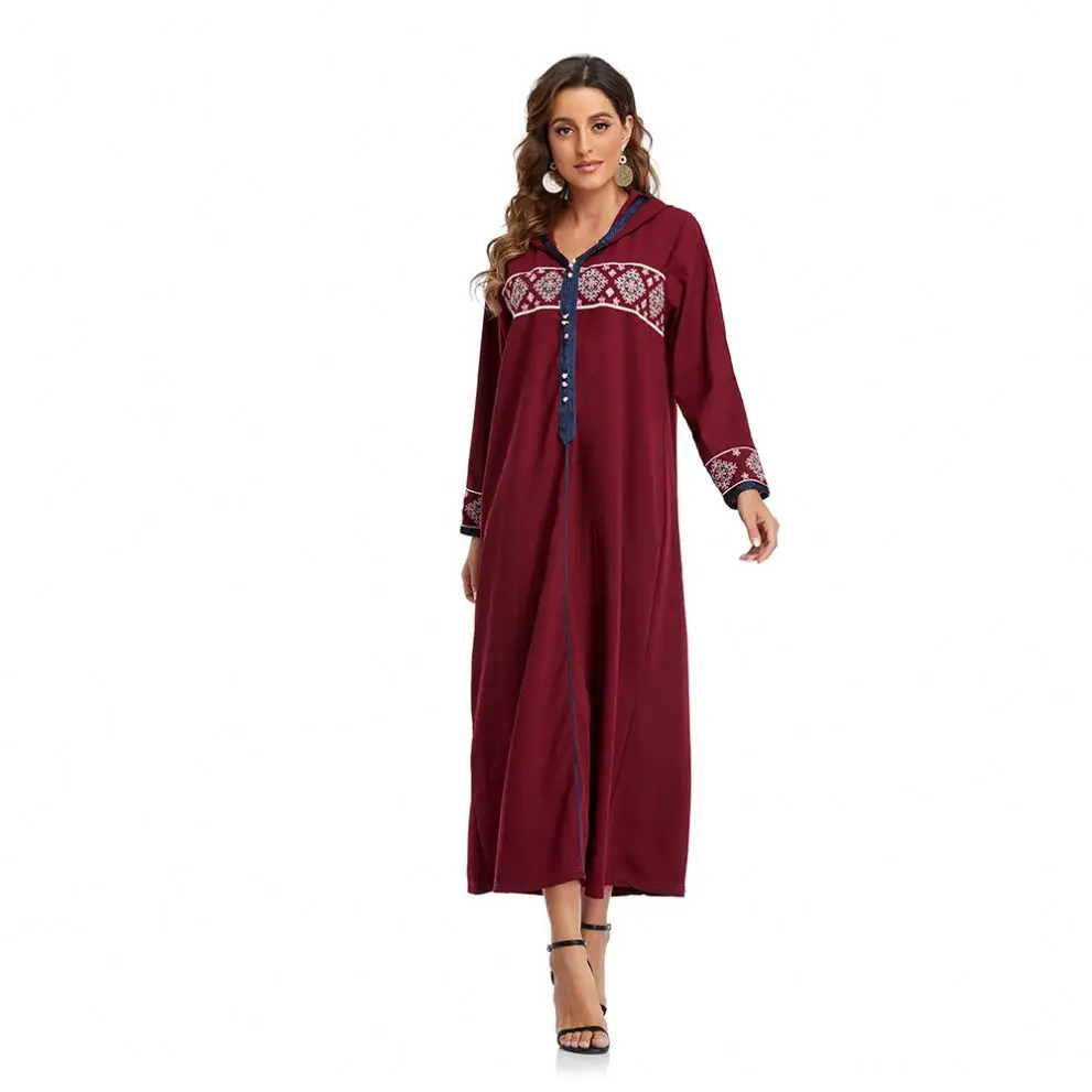 Long Robe Manufacturer Direct Supply hoodie maxi women dress womens saree clothes Islamic Clothing kaftan moroccan abaya dubai