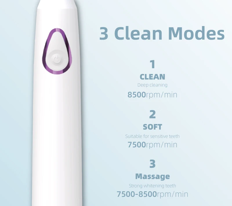 Portable Intelligent Automatic Rotating electric teeth brush Rotary Rechargeable Electric Toothbrush Compatible B Oral