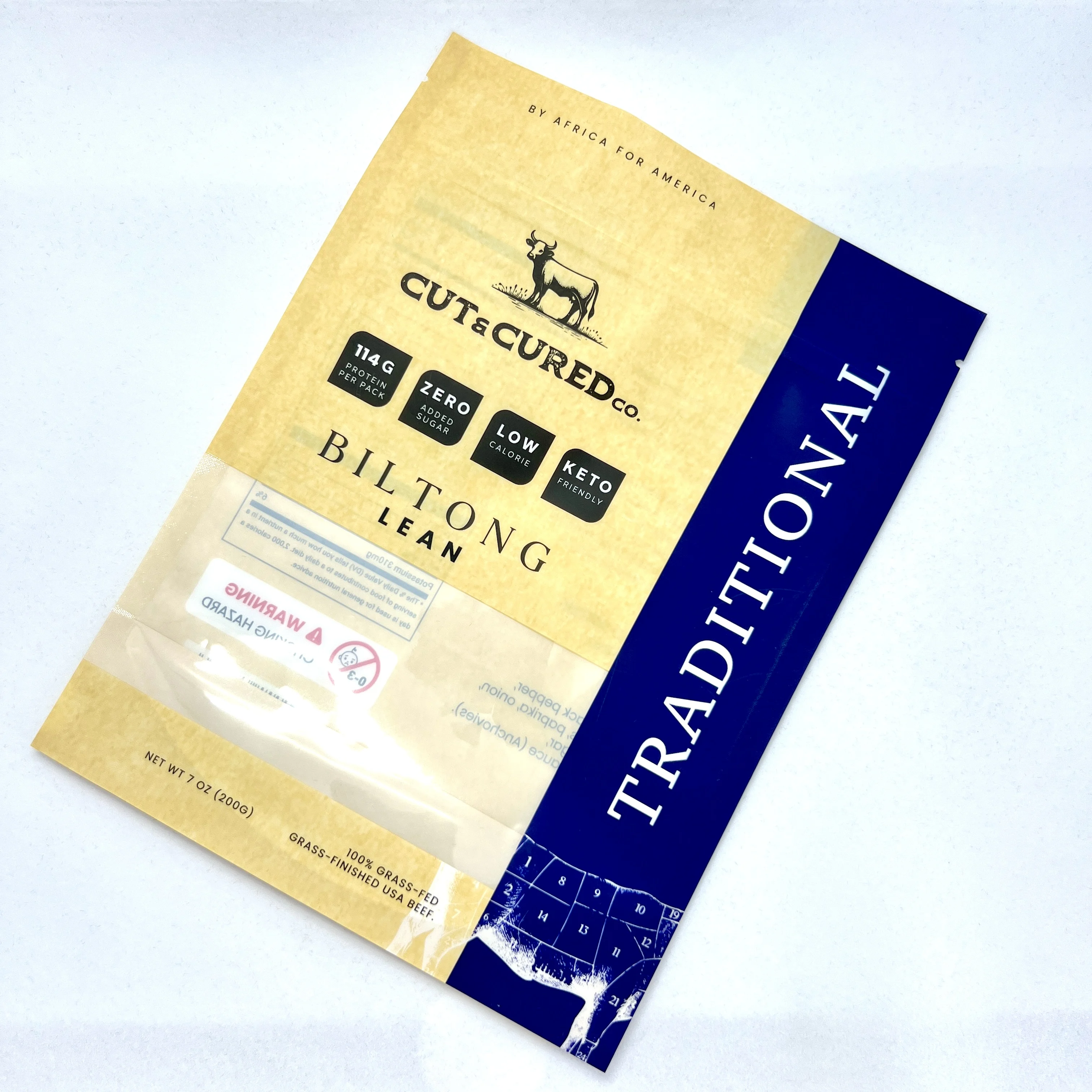 Aluminum Foil Sample recyclable Kraft Paper Sachet Pack With window  Sachet stand up Bags for beef snack