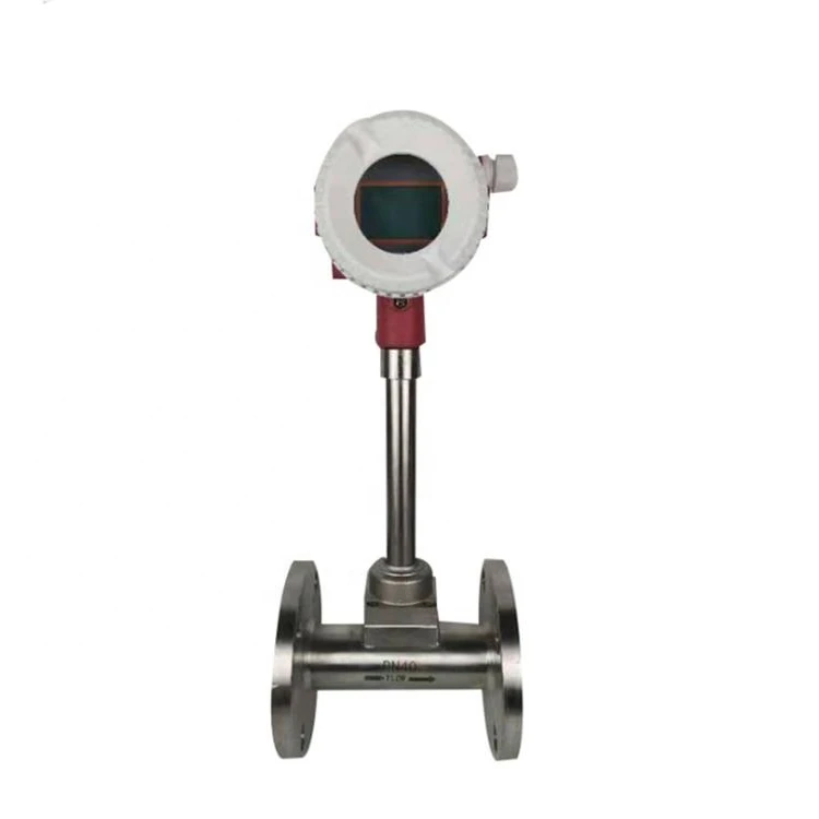 Flange Intelligent Vortex Flowmeter Gas Metering Meter Intelligent High Precision Resistance To High Temperature Liquid Gas