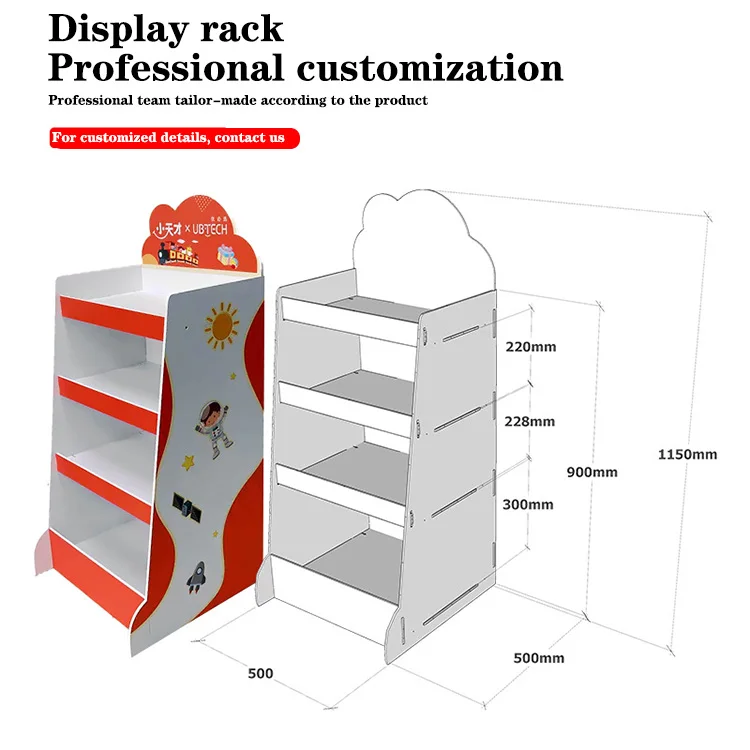 Rapid prototyping PVC candy chocolate food display stand shopping mall promotion customized candy stand