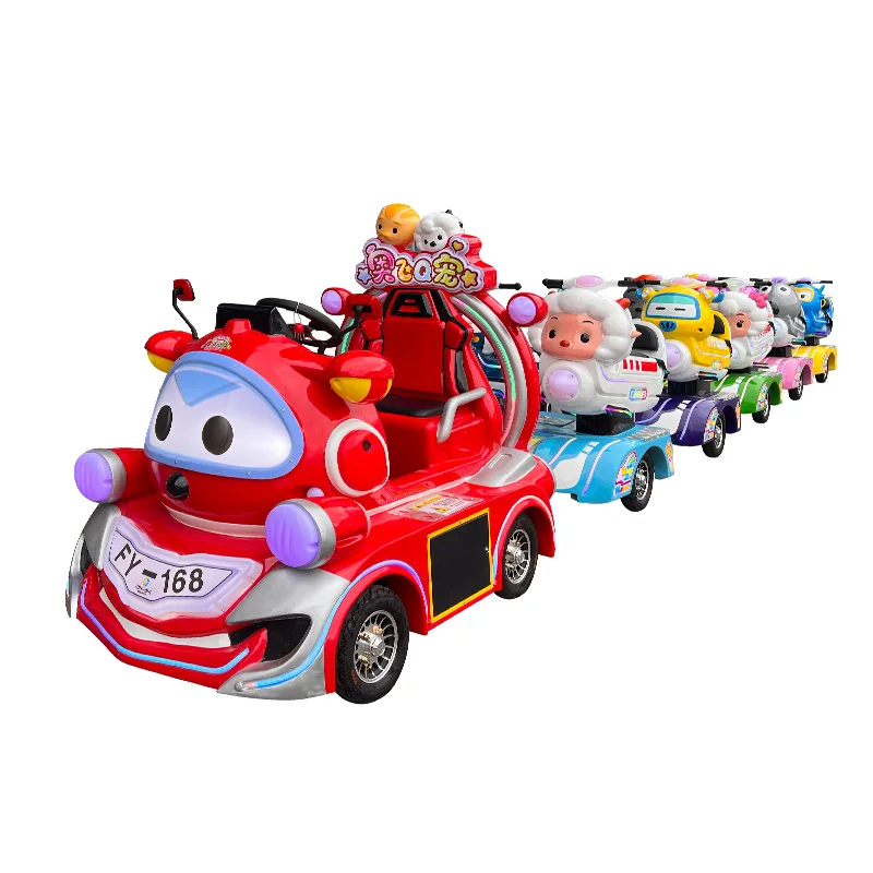 ALPHA-Q Theme Electric Train Suitable for Children and Family Amusement Facilities Outdoor Malls Squares