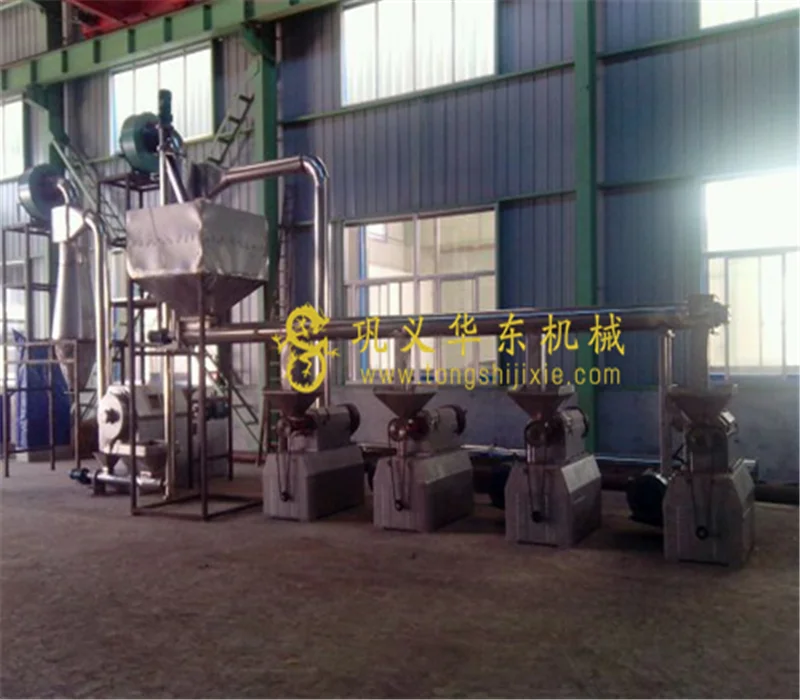 Tire recycling equipment plants truck car used granulator machine waste plant in turkey ce production line