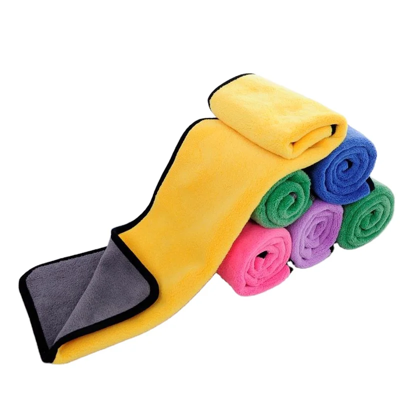 Wholesale Super Absorbent 30X40 Thick Plush Towel 100% Microfiber Cleaning Towel Car
