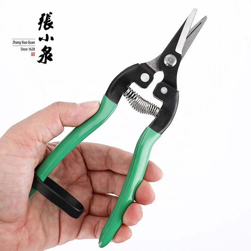 Stainless steel garden scissors garden steel scissors copper small garden scissors