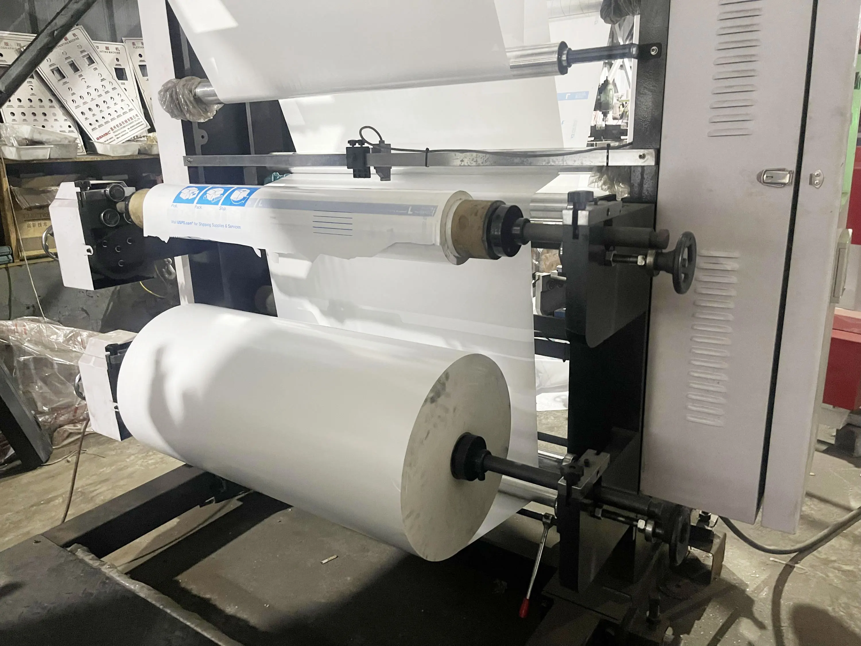 Factory Customized Pp Pe Flexo Printing Machine Express Package Logo Plastic Bag Flexographic Printer