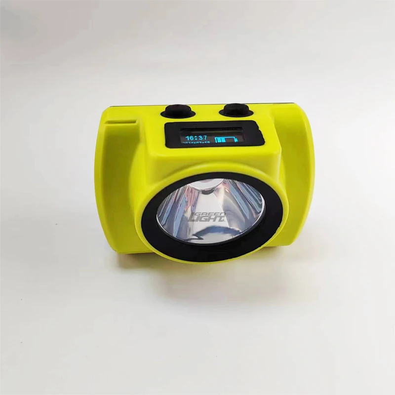 New Technology Mining Helmet Light Underground Miners Lamp 25000 lux Rechargeable Led Miner Cap Lamp for RFID Tracking Tag
