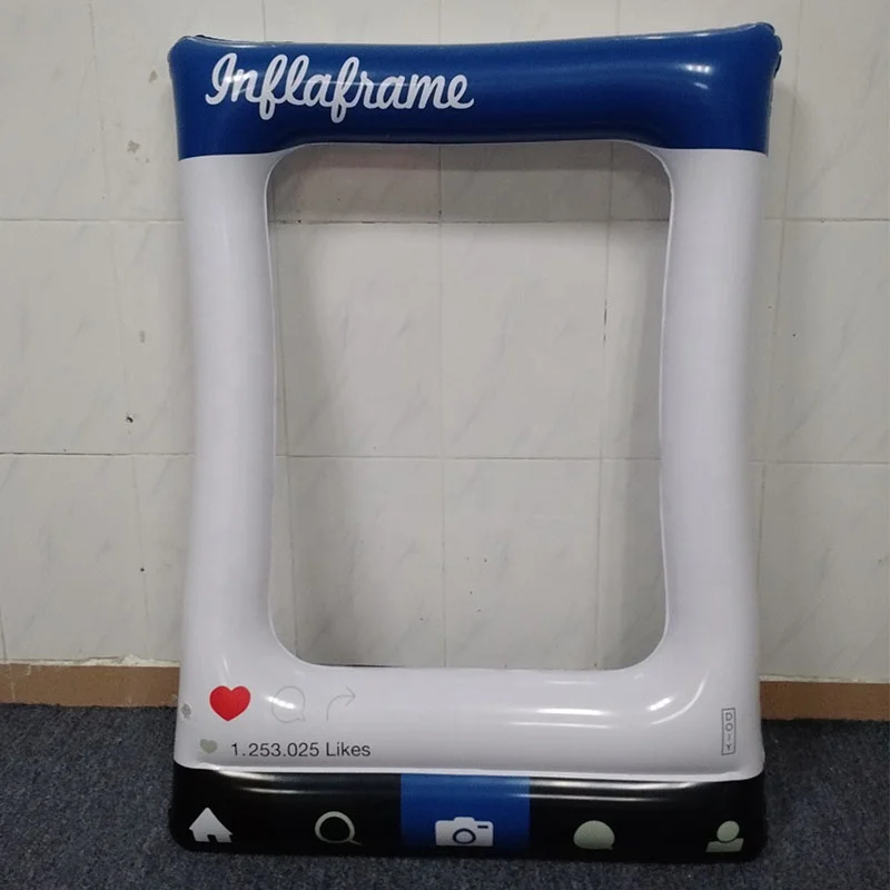 Customized party toy inflatable photo frame