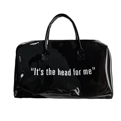 Wholesale Women Custom Iridescent Spennanight Overnight Waterproof Hologram Spend The Da Pvc Duffle Bag Clear Weekend Duffel Bag