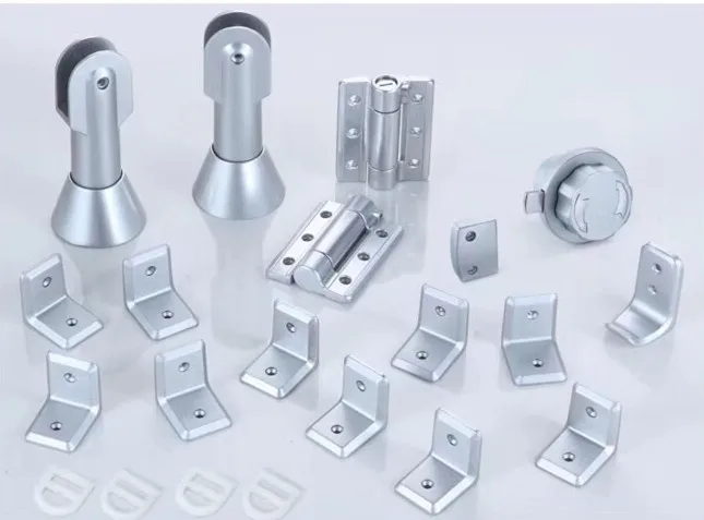 Whole set toilet cubicle toilet partition fittings