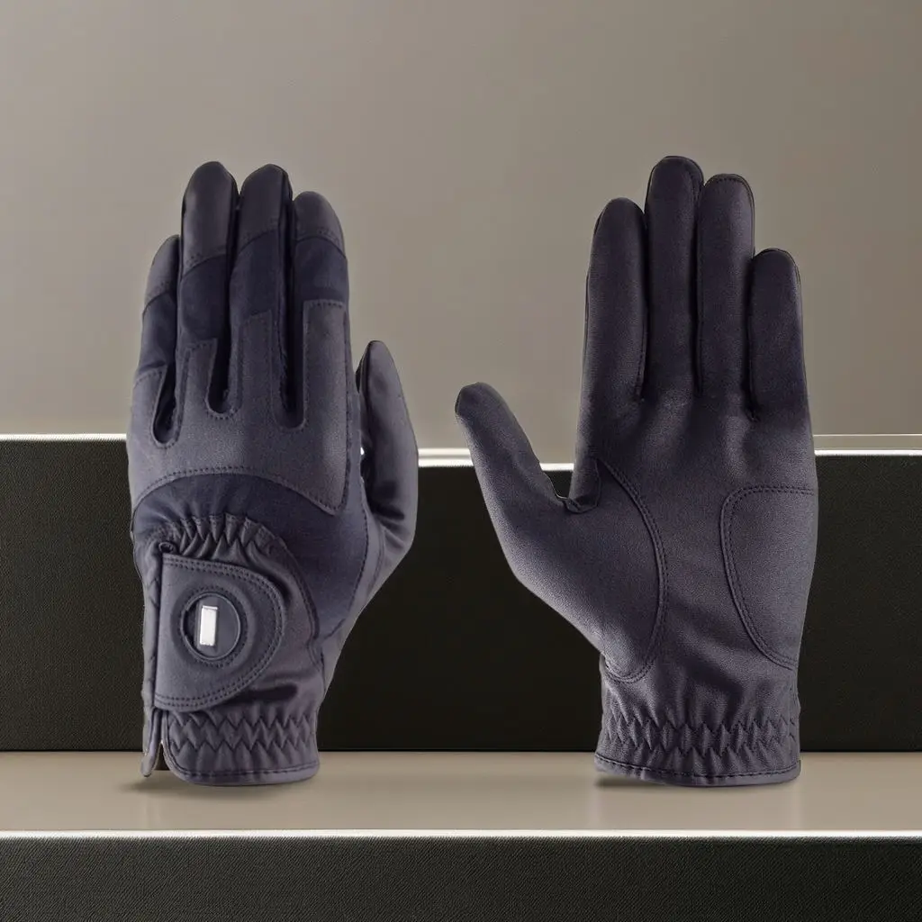 Wholesale Premium Cabretta Leather Golf Gloves Breathable and Soft Custom Logo Left Handed for Sports