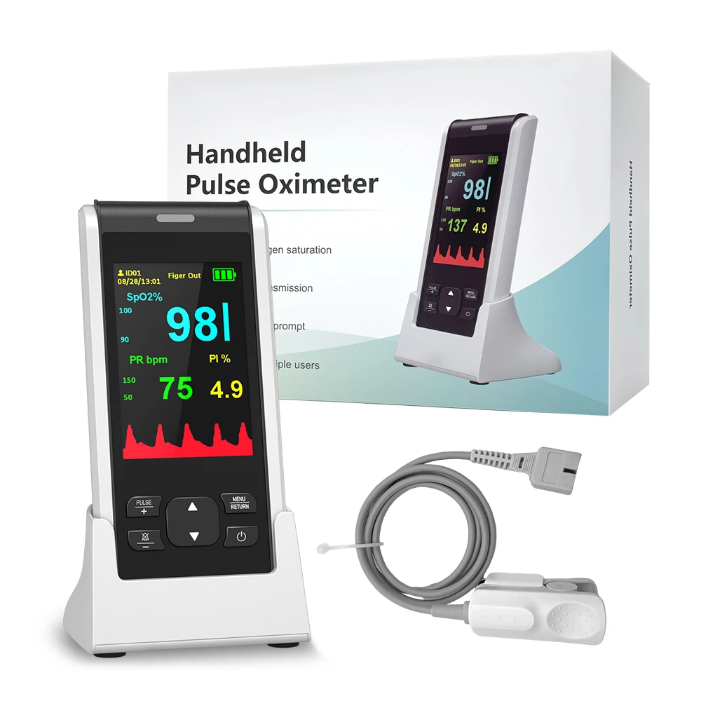 Blue tooth Oximetro spo2 handheld SpO2 medical Pulse Oxi meter for Adult