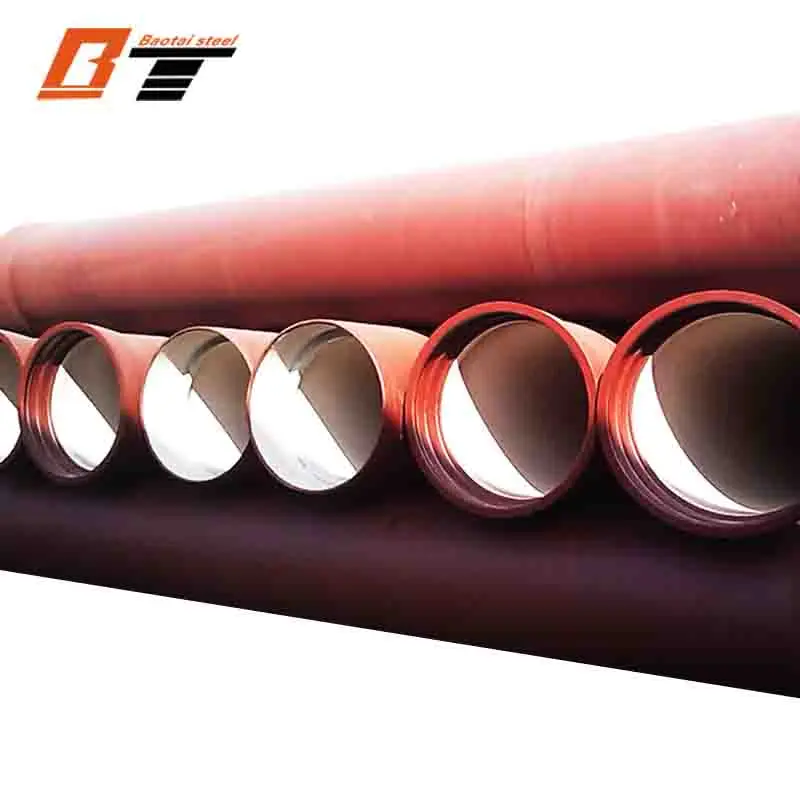 en598 c40 dn600 dn100 150mm 500mm 700mm socket and spigot black ductile cast iron pipes