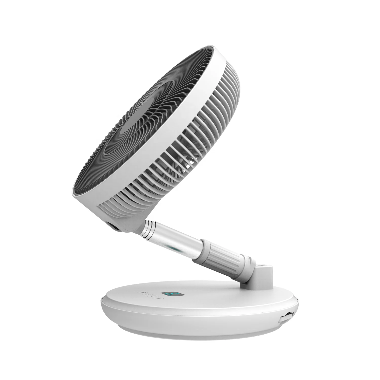 Mini portable charging 18650 battery electric fan   usb telescopic freestanding pedestal folding fan with rotatable