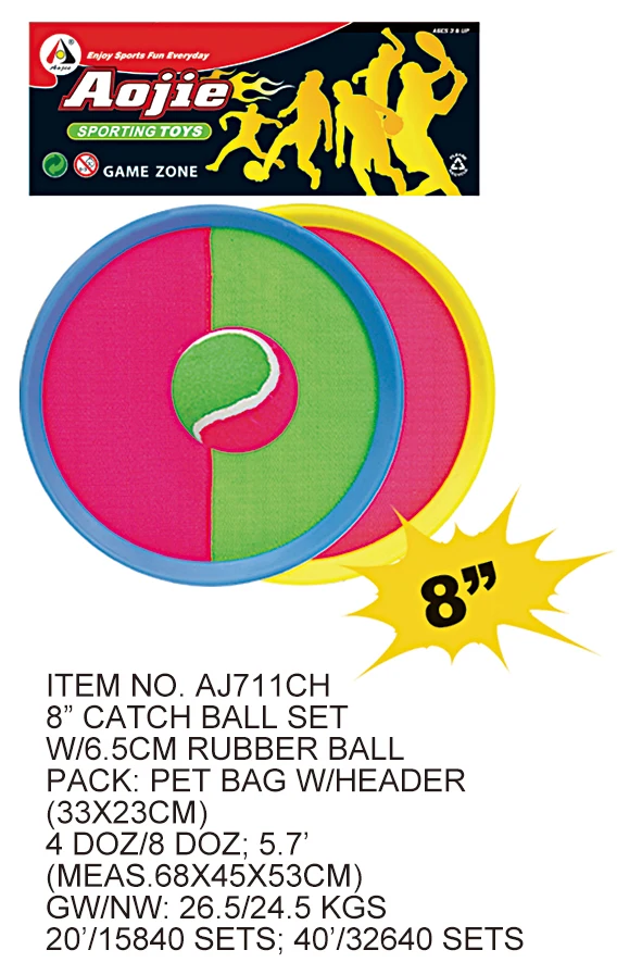 Outdoor Backyard Toss And Catch Ball Game Set Toys For Kids Outdoor Toss Sticky Catch Ball Sticky Velcro Ball Catch Game