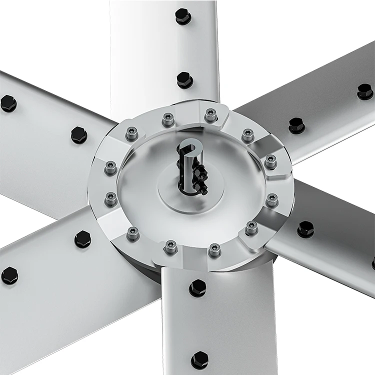 Применимо к вентиляторам с несколькими сценариями, 6-лопастный коммерческий потолочный вентилятор Hvls среднего размера 6 футов/8 футов/10 футов