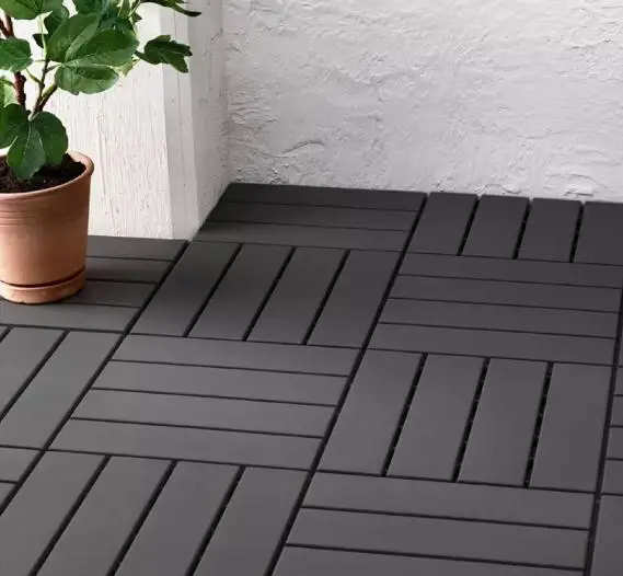 Parquet WPC flooring durable interlock deck boards for yard