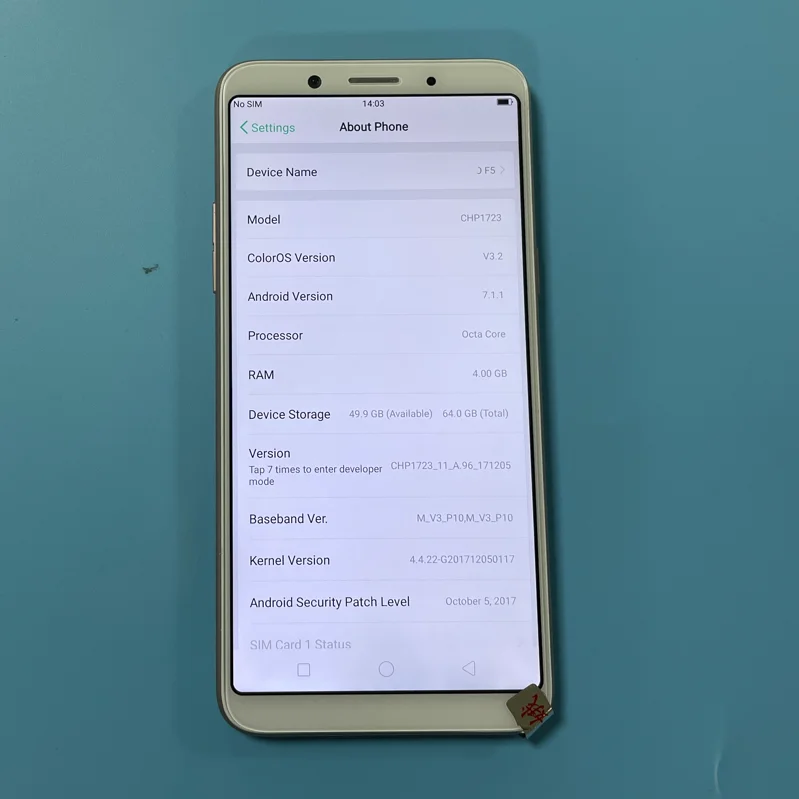 Wholesale Wholesale Original Usded Cell Phone Brand For  A73/F5 Dual Card Used Android Cheap Mobile Phones