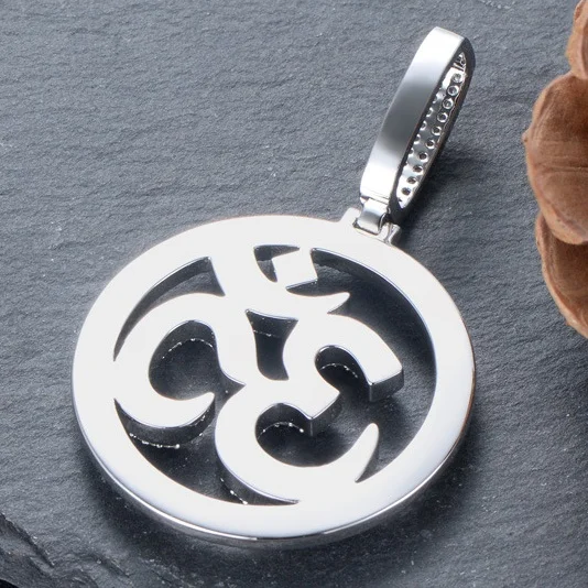 Factory customized fashion diy male and female symbol pendant white gold necklace chain jewelry