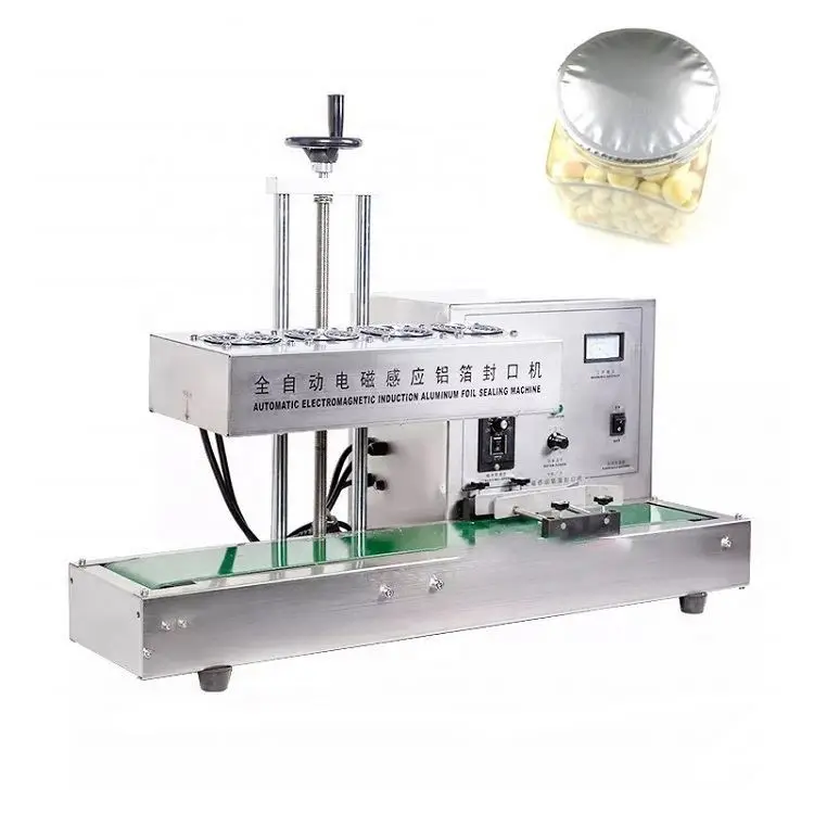 China manufacturer sealing machine aluminum foil film container induction sealing machine