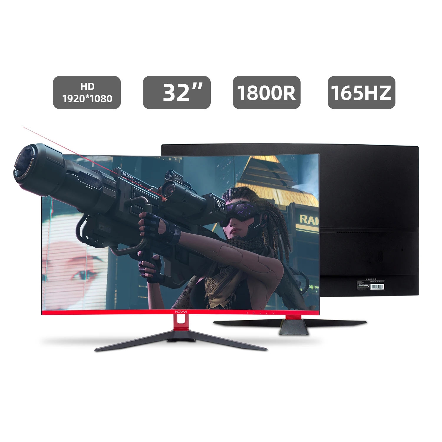 Display anti-blue light  Curved screen 19 24 27 32 INCH lcd 144hz 165Hz 2ms Screen 1080 2K 4K 144hz Gaming PC Computer Monitor