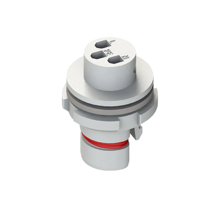 Factory direct sale IP68 3 pins Male Power Panel mount connectors