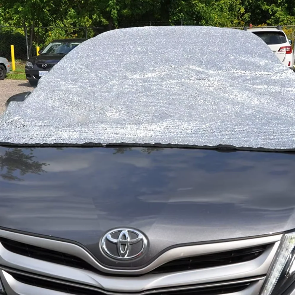 High quality 3*3m 100g/m2 aluminum foil sun shade net shadow net  for outdoor Gazebo car parking cool space for Europe market