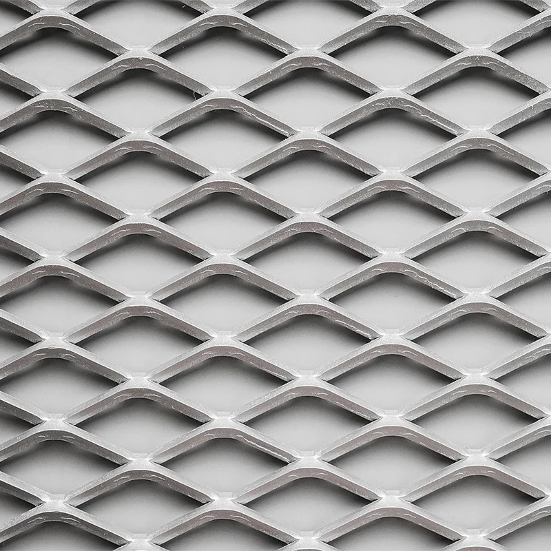 Heavy Duty Plate diamond decorative fencing panels expanded metal mesh for exterior railing and Construction Wire Mesh