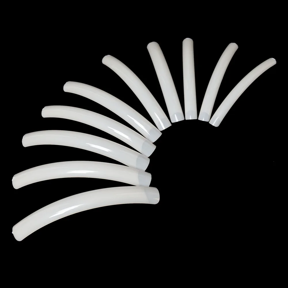 Extra Long Nail Tips Half Cover Acrylic Press on Nails Tips 500pcs 10 Sizes XXL False  Nail Tips