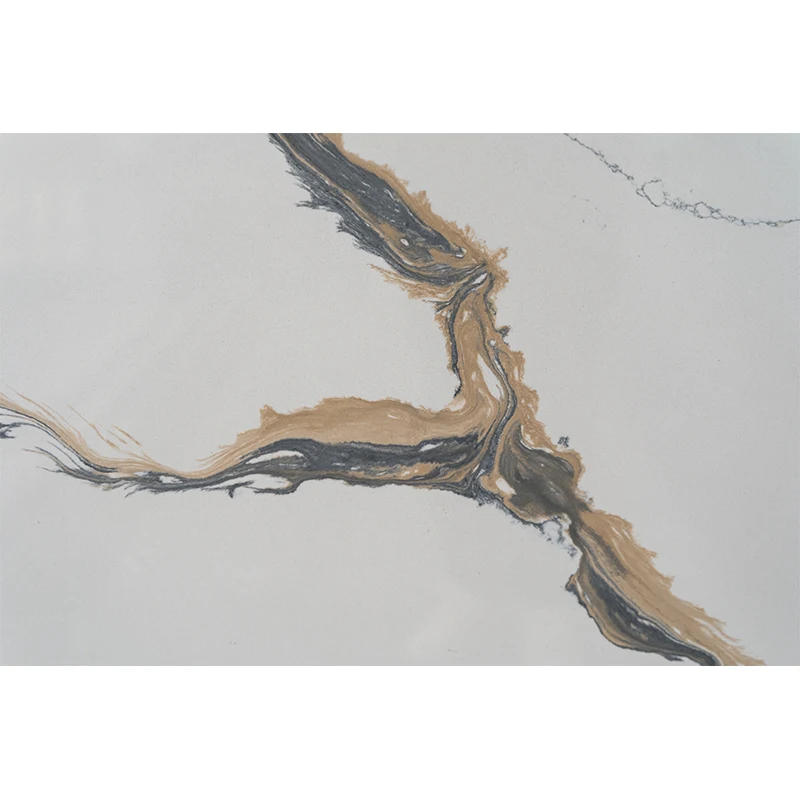 Low price engineered quartz stone surface for bedroom floor and Dinning table Quartz Stone