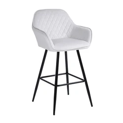 Luxury Bar Stool Modern Outdoor Metal Wood Kitchen Leather Velvet Bar Chair Barstool Wooden Counter Height Bar Stool for Kitchen