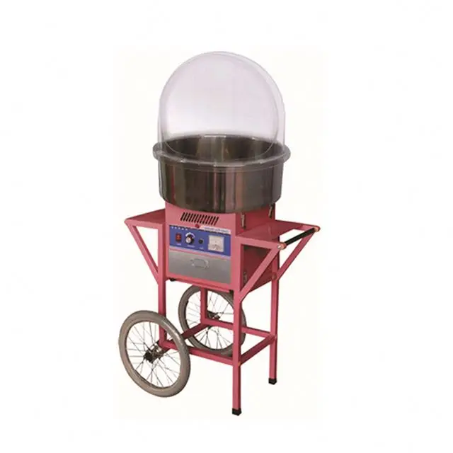 Best Price Animal Shaped Dome Marshmallow Machine with cart Stainless Steel Cotton Candy Floss Machine Cart