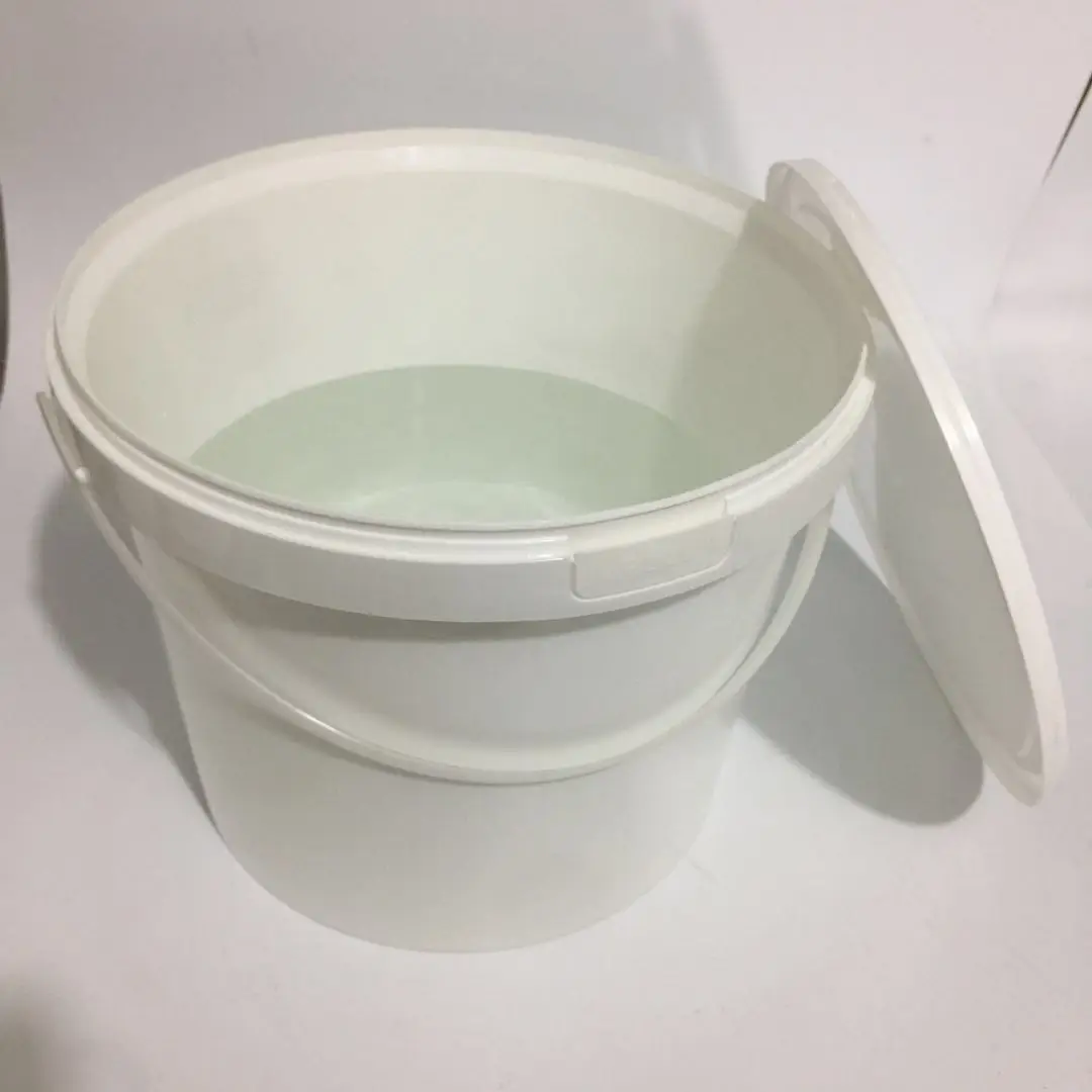 Factory wholesale can customize the film inside the 3000ml white plastic bucket
