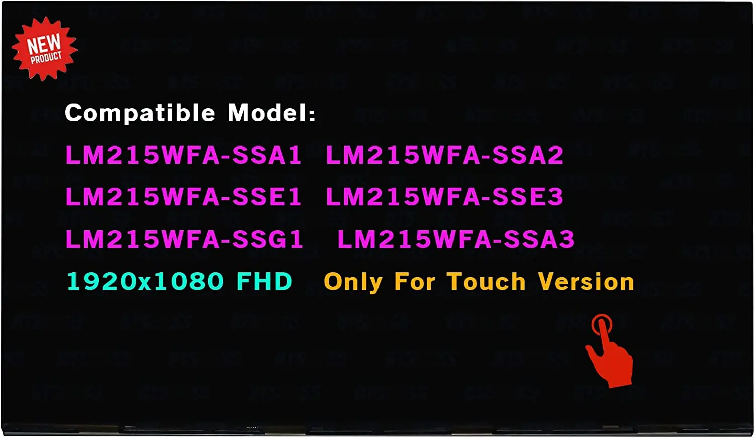 Замена для 21 5 ЖК LM215WFA-SSE3 LM215WFA(SS)(E3) со светодиодным ЖК-дисплей сенсорный экран FHD 1080P