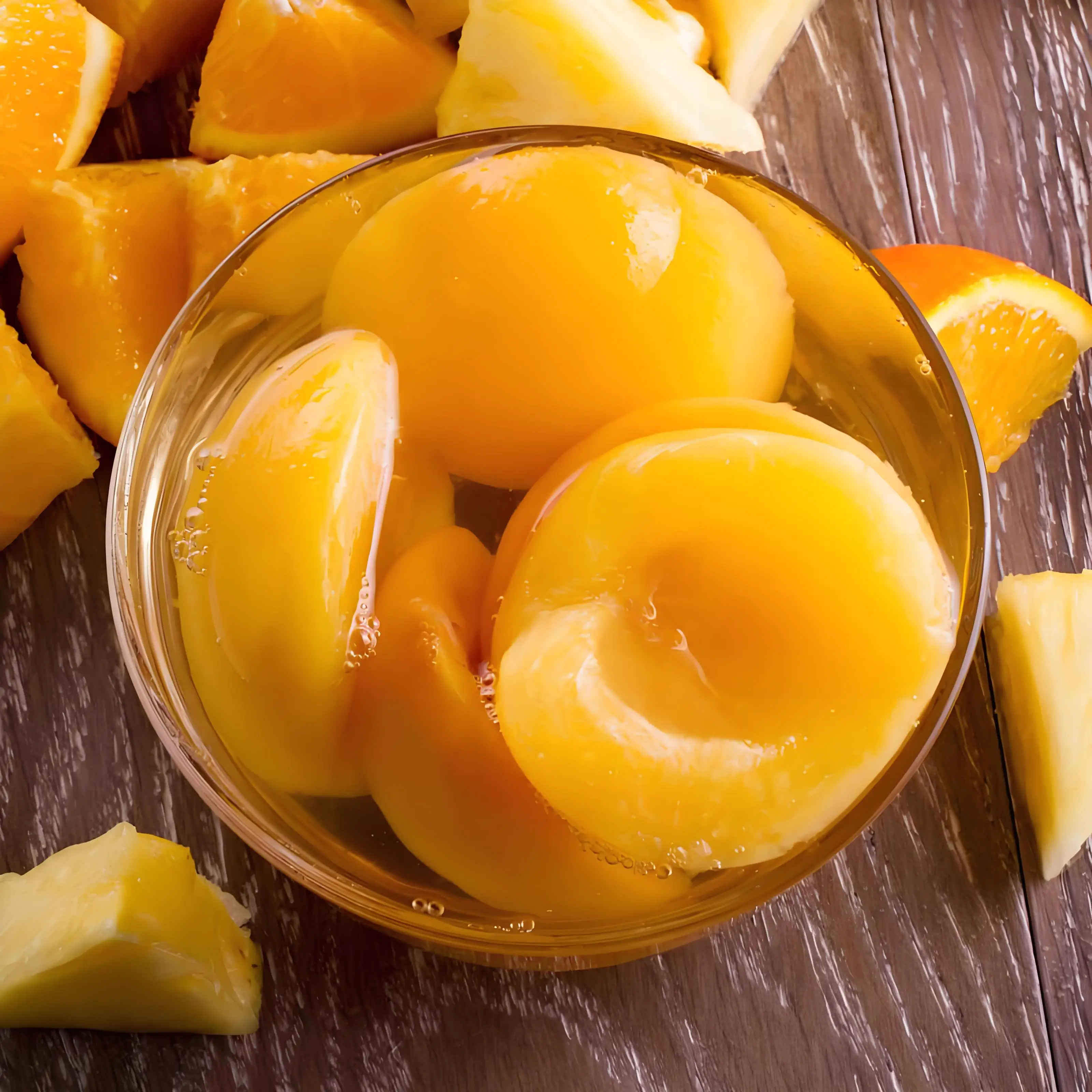 Китай поставщик высокое качество свежий материал консервированные фрукты сладкий консервированный желтый персик