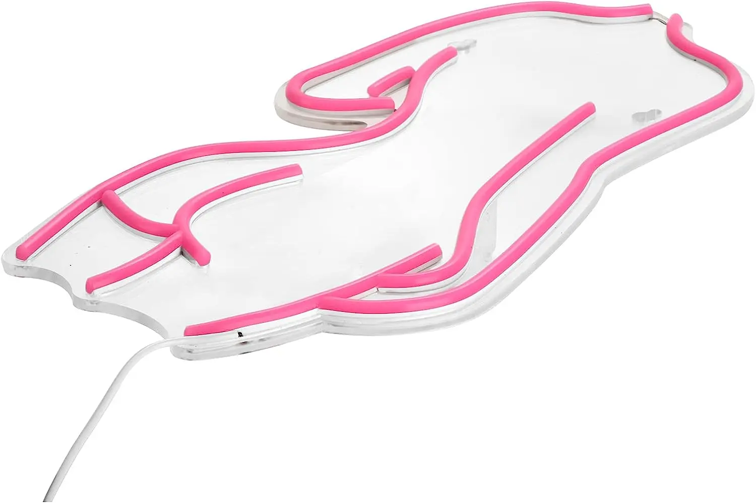 Weicao Sexy Lady Back Neon Sign Dimmable USB 5V Pink Neon Lights Signs for Bedroom Man Cave Bar Pub Store Club Garage