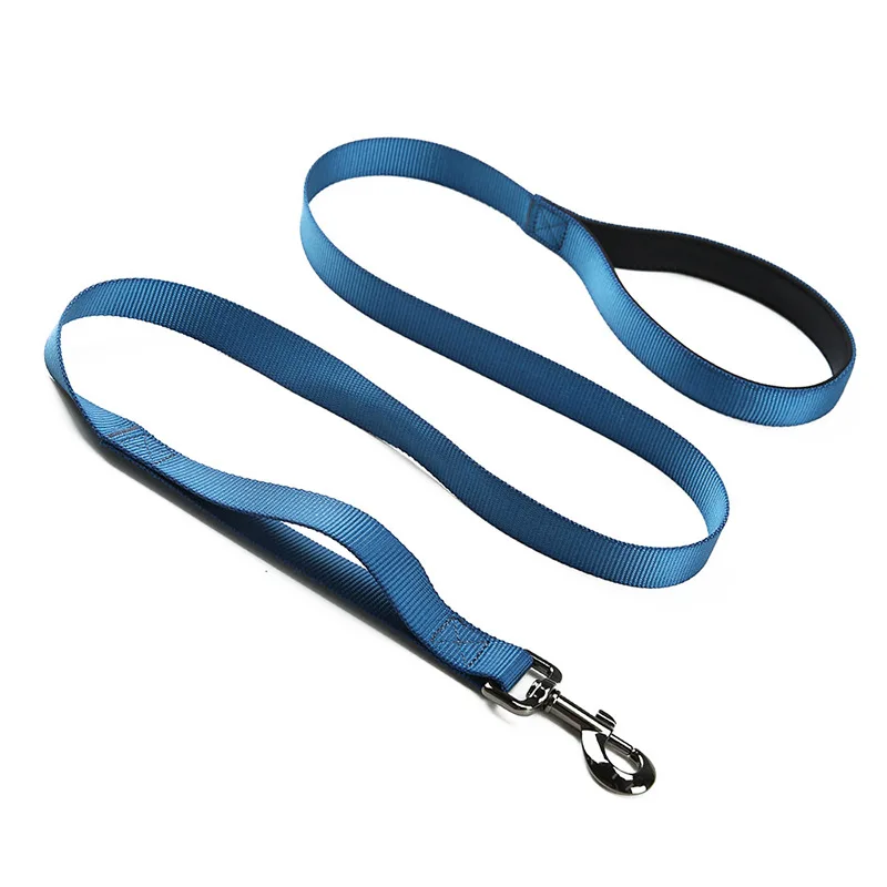 solid color nylon pet dog leash pet supplies leashes manufacturing hands free pet leash