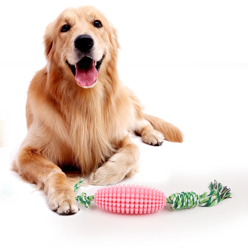 Wellfine 2023 New Pet Toothbrush Toy Clean Teeth Interactive Corn Dog Toys Aggressive Chewers Dog Chew Toy