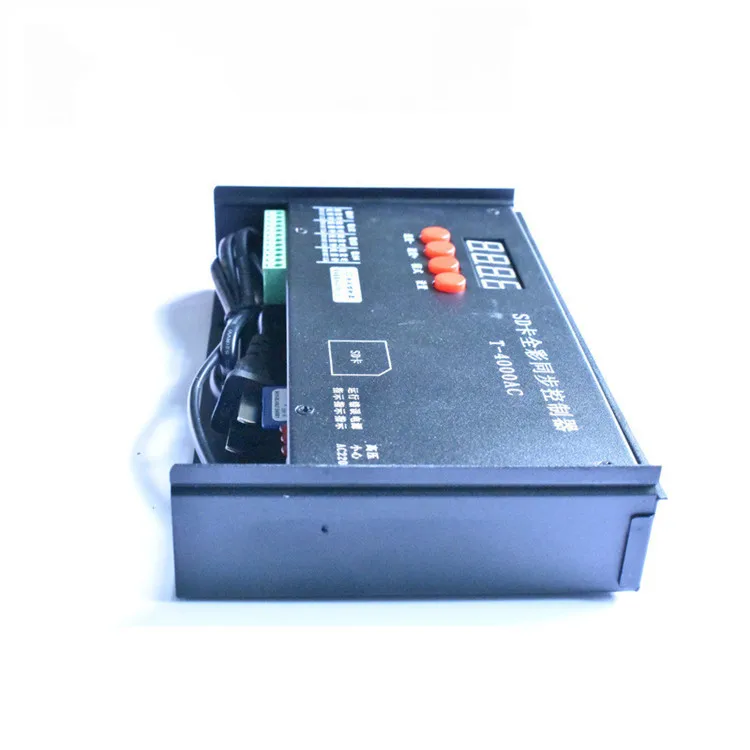 High Quality DC5V Programmable SD Card Program T8000 T4000 Led Rgb Pixel Controller for RGB LED Strip