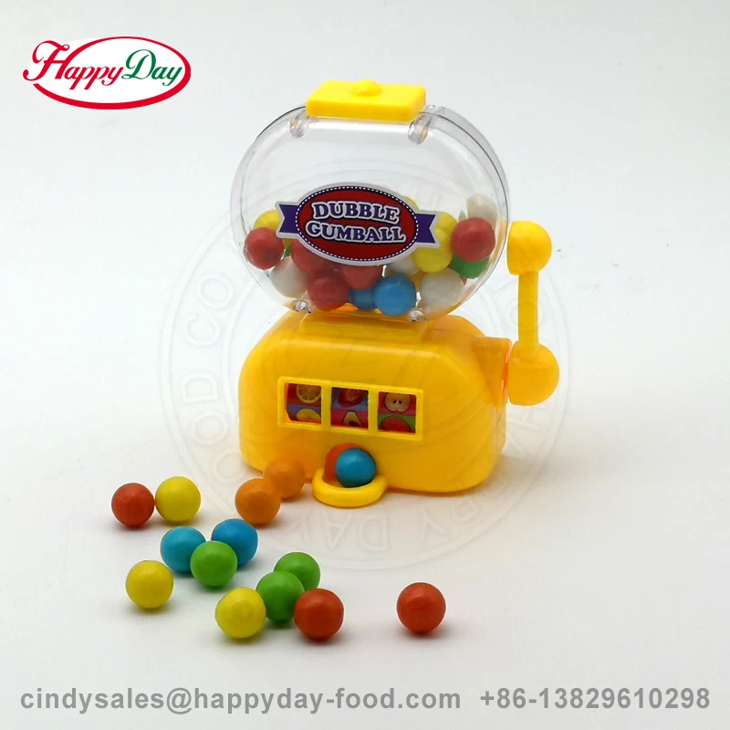 HAPPYDAY SLOT CANDY MACHINE игрушка GUMBALL FRUIT FLAVOR MULIT COLOR