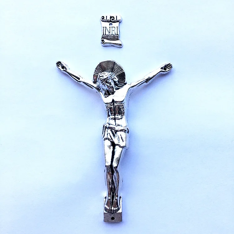 2023 из цинкового сплава Святой Бенедикт корпус INRI Jesus Corpora corporus для изготовления церковного крестообразного Креста