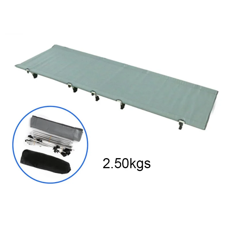 Lightweight portable foldable beach army emergency aluminum alloy  military folding camping bed Adjustable folding tent cot bed