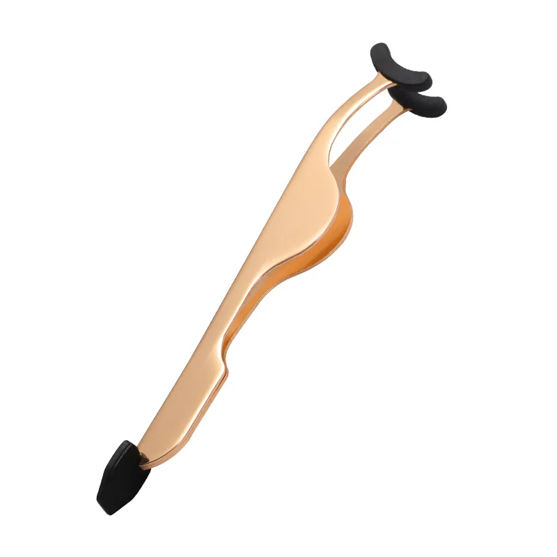 Multifunctional Eyelash Tweezers Eyelash Extension Tweezers Eyebrow Curler Tweezers With Silicone Head