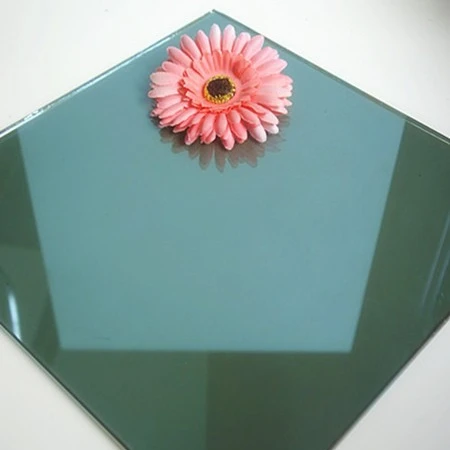 Factory Custom Dark Green Smoke Grey Silver White Reflective Colorful Glass